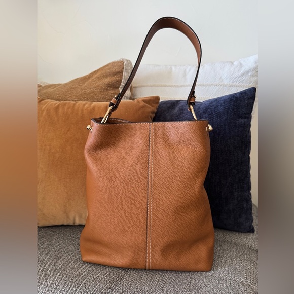 Strathberry Tan Leather Large Lana Shoulder Bag - Picture 7 of 17